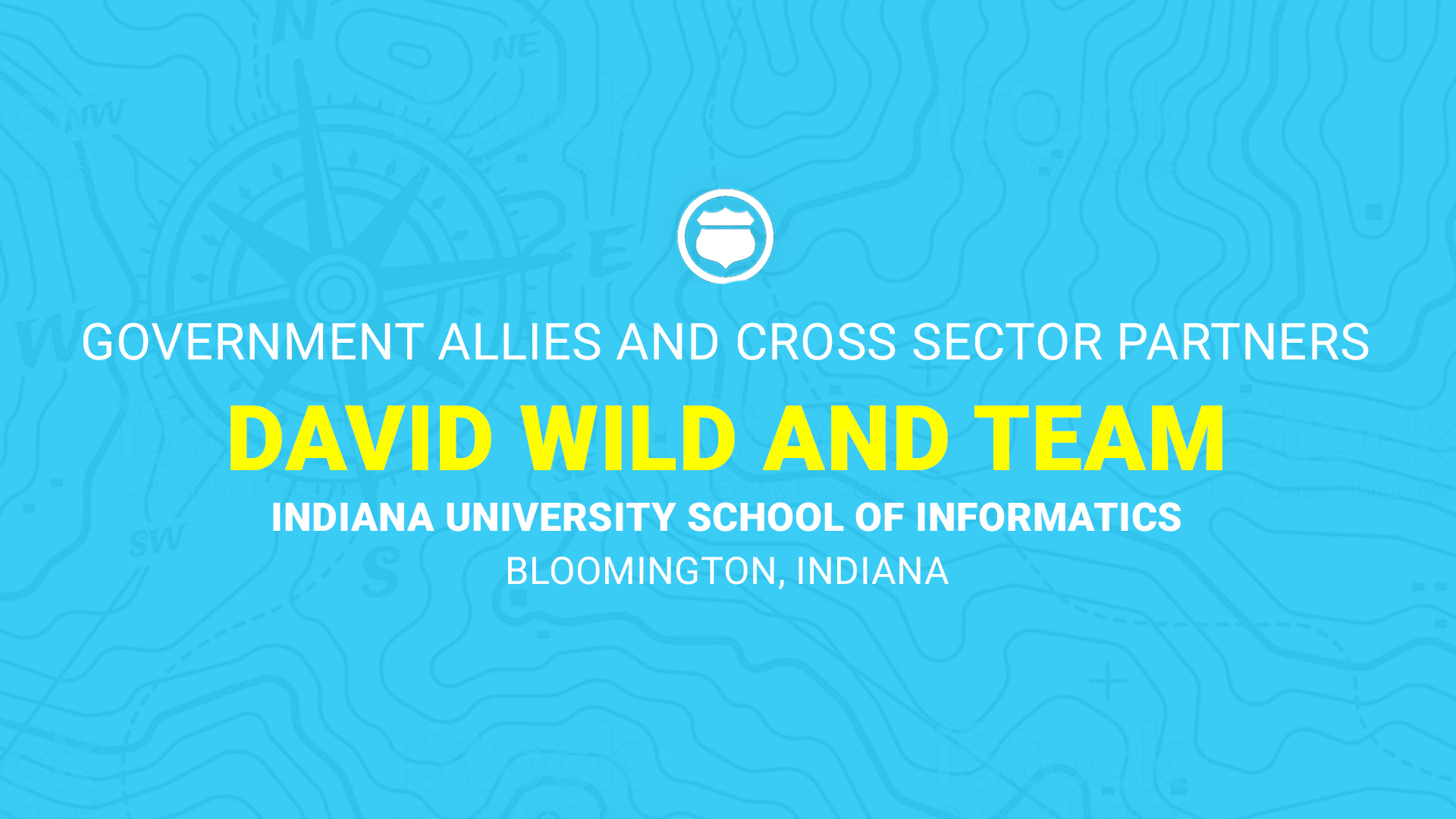 Professor David Wild and the Team from Indiana University School of Informatics